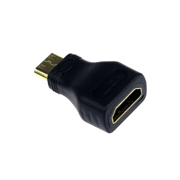 Mini HDMI Male Type C to Female Type A Adapter Connector for 1080p 3D TV Version 1.4, supports 3D TV stable and reliable