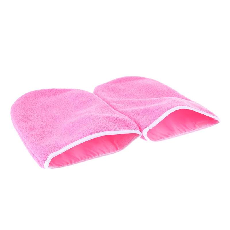 Heat Preservation Paraffin Hot Wax Hand Foot Protection Beauty Care Gloves Mini SPA Cotton Soft Comfort Protection Gloves