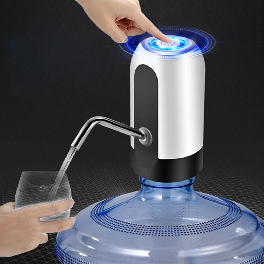 High-End Electric Water Dispenser Portable USB Charging Automatic Drinking Bottle Switch Waterproof LED Button Water Pump