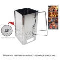 Stainless Steel Portable Charcoal Starter BBQ Grill Foldable Chimney Starter barbecue grill for outdoor WJ51923