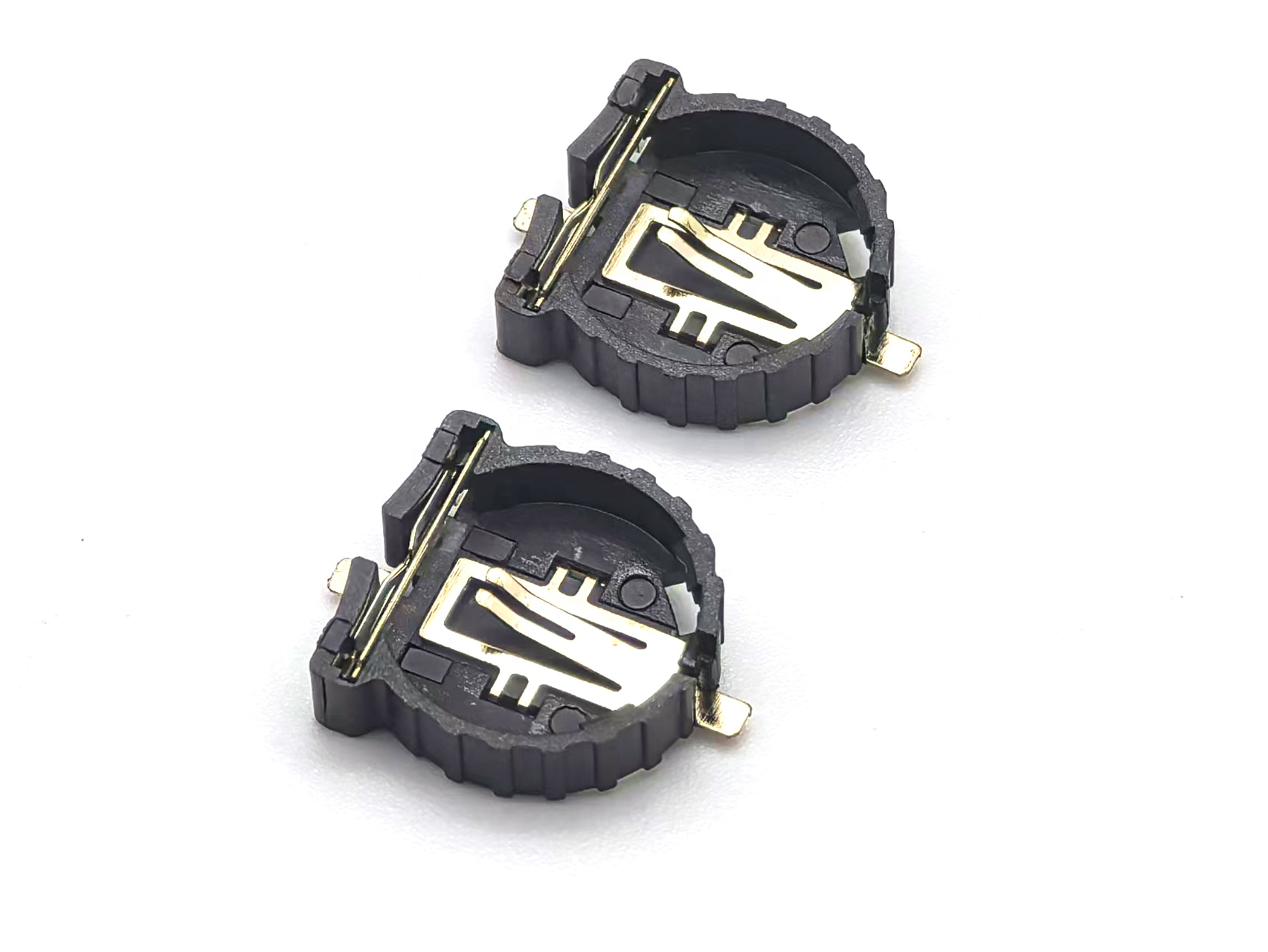 Surface Mount Lithium Battery Contact Clip PPS Material