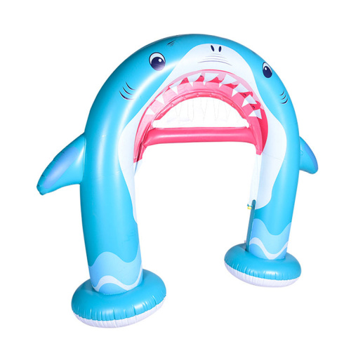 Inflatable PVC Shark Sprinkler Arch Inflatable Kids Toys for Sale, Offer Inflatable PVC Shark Sprinkler Arch Inflatable Kids Toys