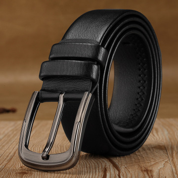 New Designer Belts Men High Quality Luxury Brand Leather Belt Pin Buckle Black Business Trouser Strap Cinturones Hombre Cinto