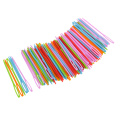 100 Pieces Plastic Darning Threading Weaving Sewing Needles for Kids Craft 7cm