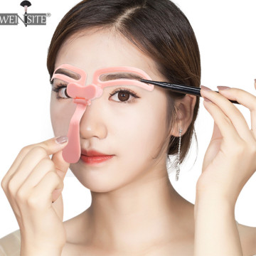 Pink Green Color Eyebrow Stencils Professional Beauty Tool Makeup Grooming Drawing Blacken Eyebrow Template Eyebrow Stencils