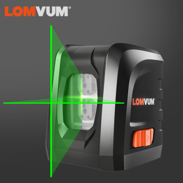 LOMVUM Mini Laser Level Self-Leveling Horizontal and Vertical Cross Line 360 Self-leveling Portable 360 Self-leveling Level