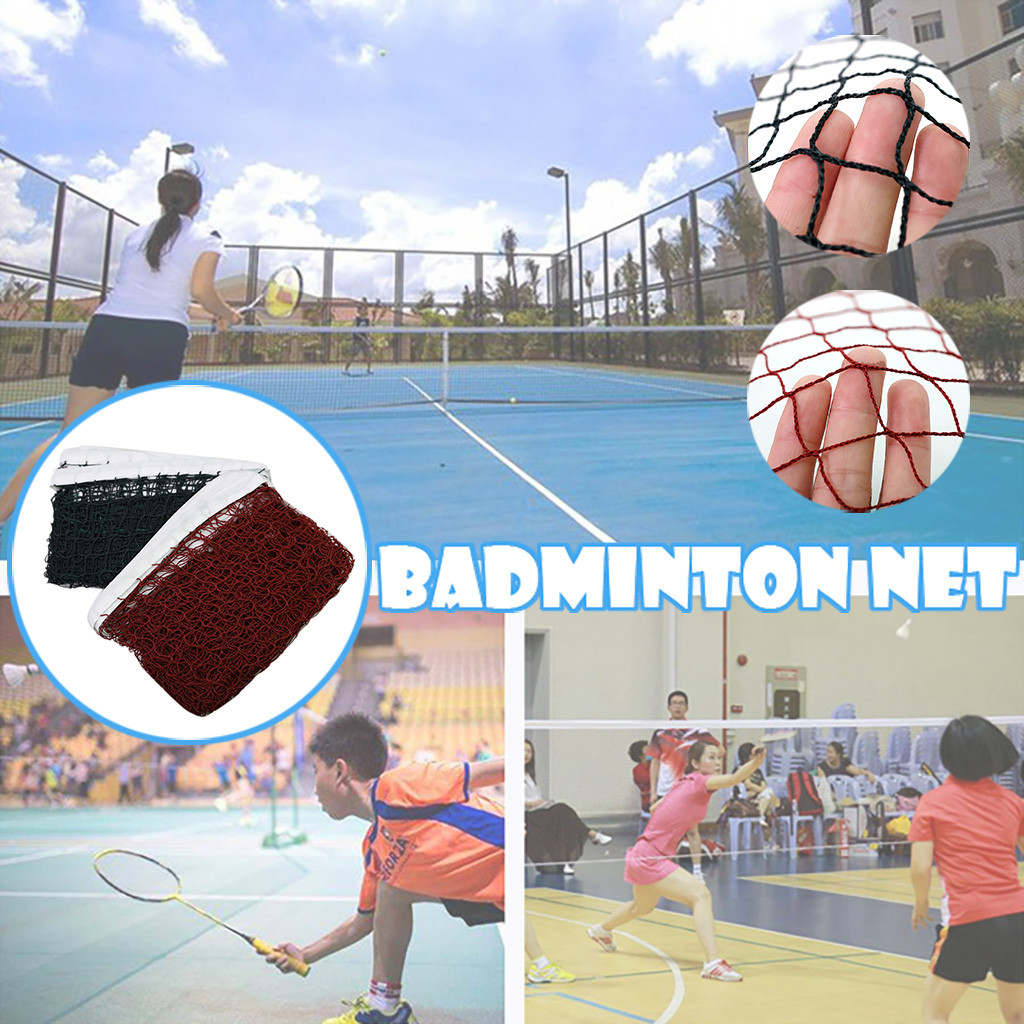 Badminton Tennis Volleyball Net Mesh Training Net Sports Net for Volleyball Badminton Court Beach Portable Outdoor Sports Tool