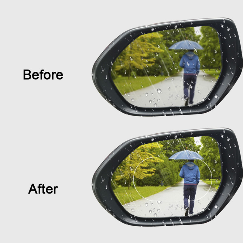 2pcs / set Rearview mirror protective film Anti fog Rainproof film for car windows Waterproof membrane