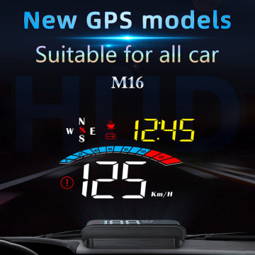 GPS Head Up Display electronic alarms Car HUD Display Windshield Projector with Speed Digital Clock Overspeed Warning car alarm