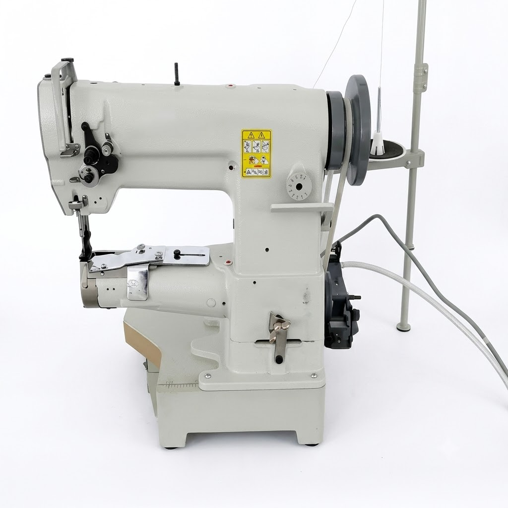 HM-341 Heavy Duty Sewing Machine Cylinder Arm Machine Bag Sewing Machine (1)