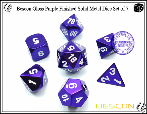 Metal Dice of Violet (1)