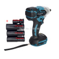 Electric Rechargeable Brushless Impact Wrench Cordless body with 19 21 22mm socket & Shank socket Adapter Quick-Release Driver