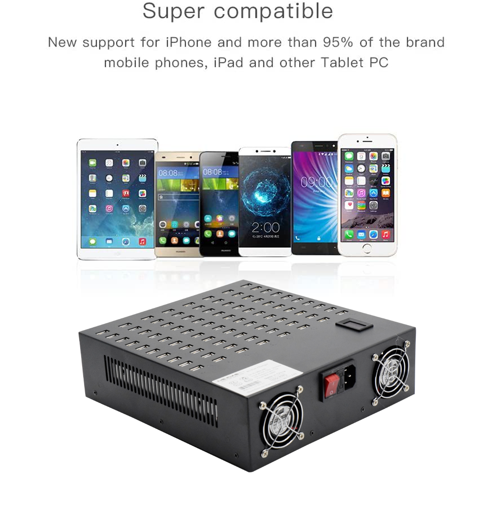 80 Ports 600W High-Power Fast Charger Super compatible