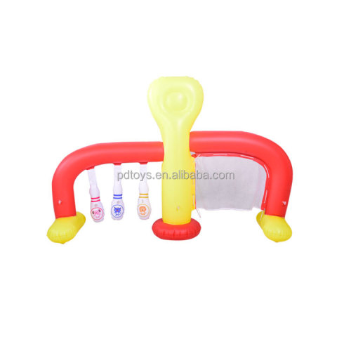 Customized sports children 3in1 inflatable football bowling for Sale, Offer Customized sports children 3in1 inflatable football bowling