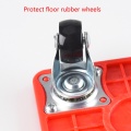 360 Degree Professional Furniture Mover Tools Transport Lifter Heavy Stuffs Moving 4 Wheeled Roller Universal Pulley with 1 Bar
