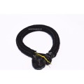 Black 9mm*120mm Soft Shackle,Winch Shackle,Synthetic Rope Shackle for Offroad Auto Parts,ATV Winch Cable