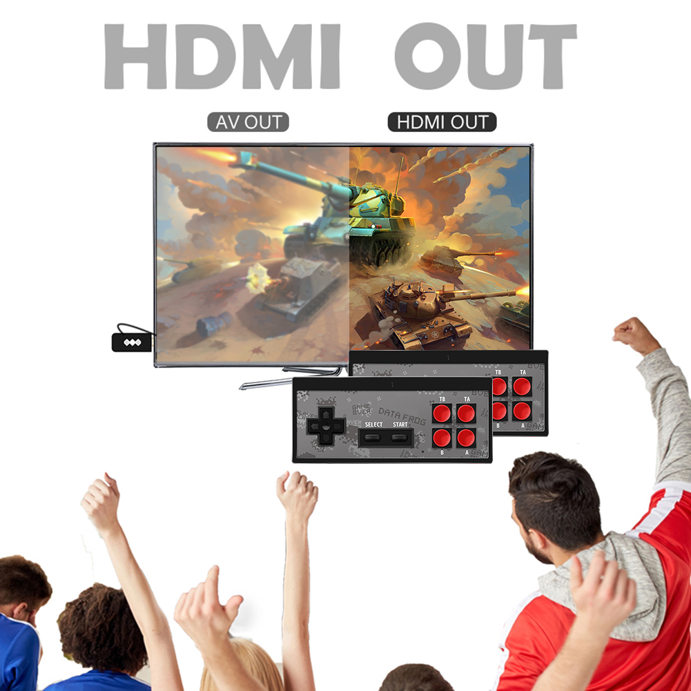 HDMI-compatible Video Game Console Retro Games Lightweight Game Y2-HD Mini Built-in 568 Playing Elements Wireless Controller