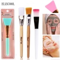 2Pcs Multi-Function Soft Hair Wooden Handle Mask Brushes DIY Mud Mixing Facial Foundation Brush Skin Care Beauty Brushes Tools