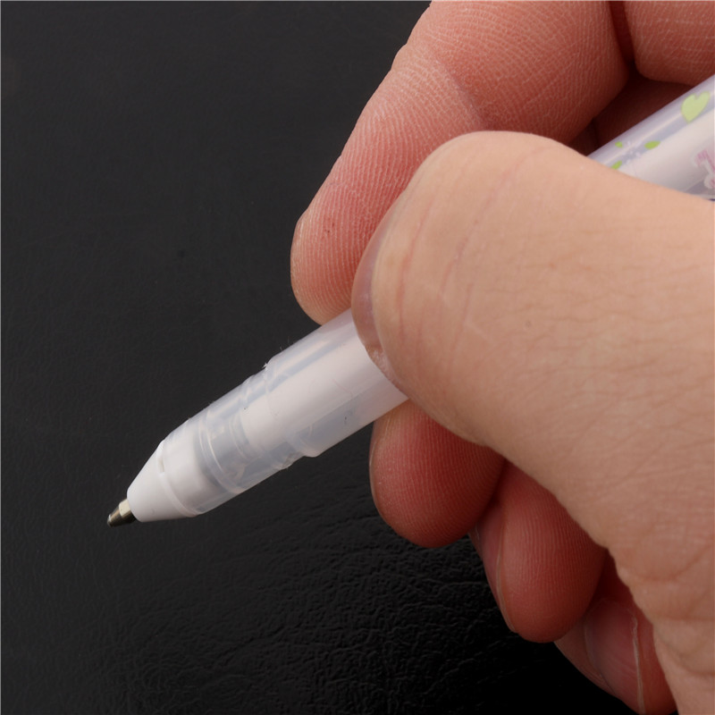 White Ink 0.8MM Gel Pen Unisex Pen Gift For Kids Stationery Office Learning student School Supplies