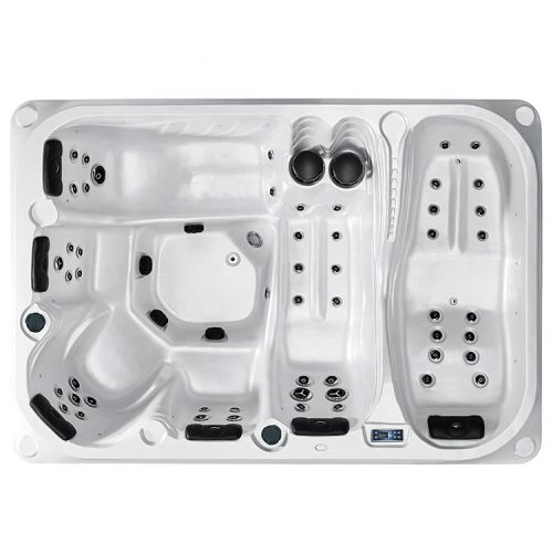 whirlpool tub with surround