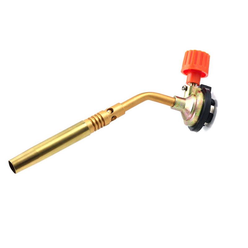 Butane Gas Blow Torch Flamethrower Camping Welding BBQ Tool Brass Baking Convenient DIN889