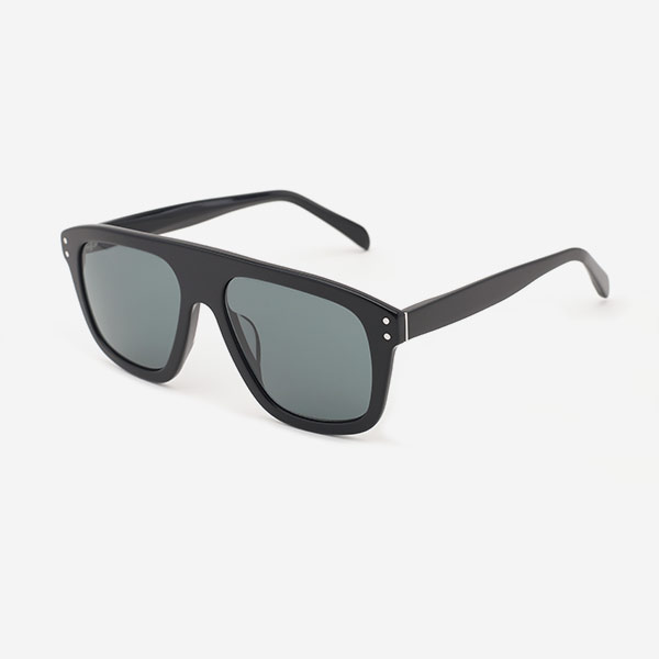 Pilot Square Acetate Unisex Sunglasses 21A8094