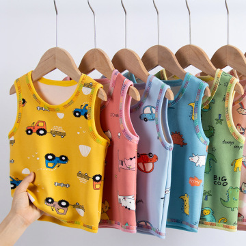 2020 New brand baby vests winter warm kids waistcoats for girls clothing fleece thicken boys clothes