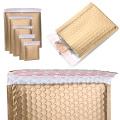 5Pcs Gold Silver Laser Bubble Envelope Foam Foil Shipping Mailing Bag Holographic Shockproof Mailer Envelopes Bag Gift Packaging