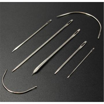 7pcs/Set Hand Repair Sewing Needles Patching Tool 7 Hand Repair Upholstery Sewing Needles Carpet Leather Curved Canvas