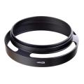 62mm Camera Lens Hood Metal Vented Screw-in Lente Protect For Canon Nikon Sony Leica Olympus Pentax