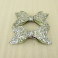 10Y41751 83*39mm sequins Hairpins Fashion Glitter Artificial Leather Bow For Children Hair Headwear