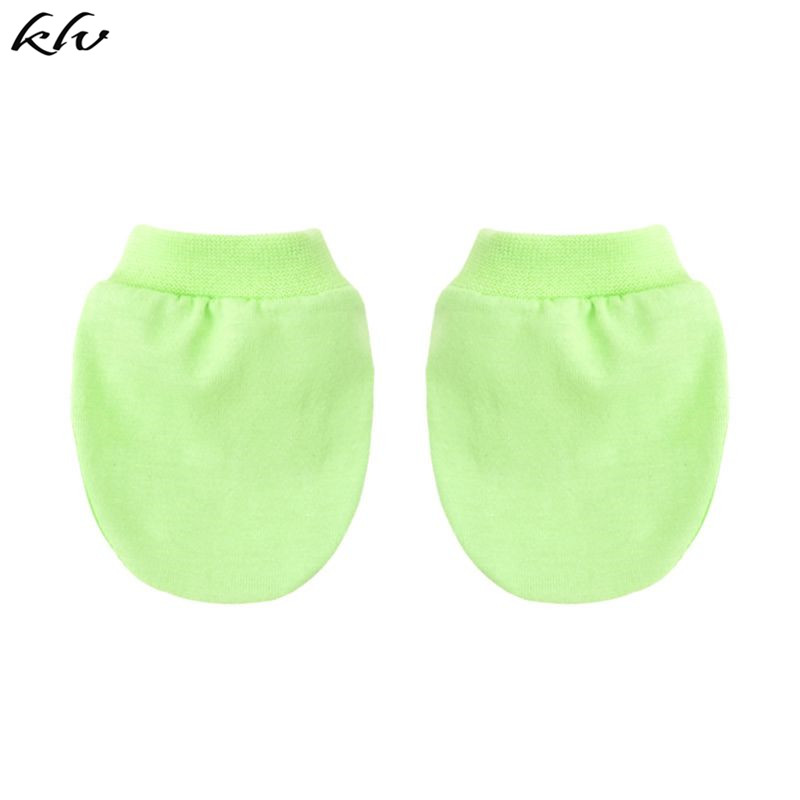 KLV Summer Thin Solid Color Baby Gloves Newborn Bathing Gifts Children Girls Boys Anti-scratch Protection Glove Soft