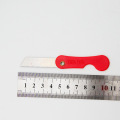 12pcs Plastic Folding Small Number Penknife Pencil Sharpener Plastic Penknife Small Burin Art Knife Wholesale 10cm