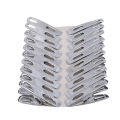 Stainless Steel Washing Line Clothes Pegs Hang Pins Clips Windproof Clamps Garden Clamps Clothing Rails Clipping Tool