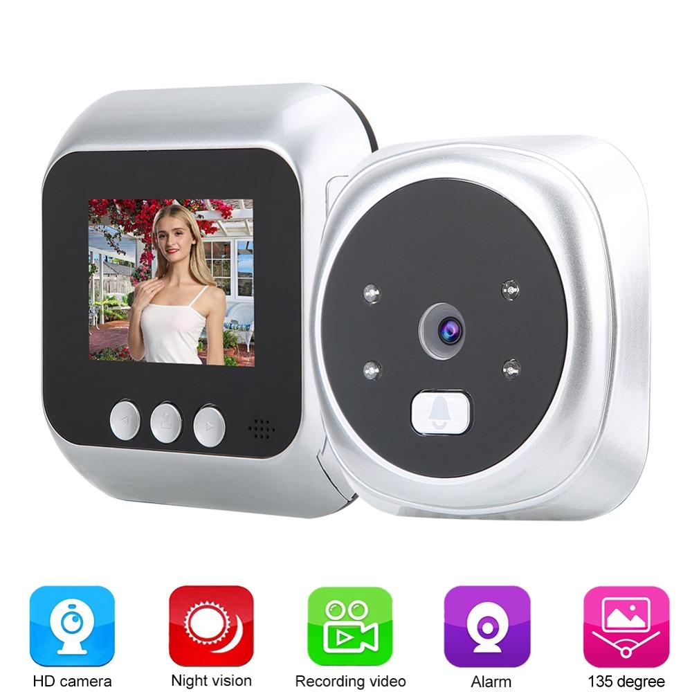 2.4 inch Digital Doorbell LCD Color Screen Support Night Vision video peephole Viewer Smart Doorbell Door Bell Camera for Home