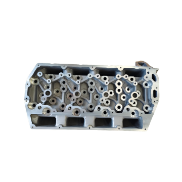Reinforced cast cylinder head for diesel power unit