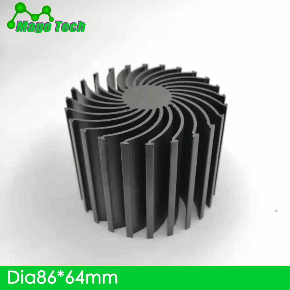 ø86*60mm Extruded LED Star Heatsink Cooler for low and high bay down light LED Grow Light Heatsink Heat Sink Extrusion