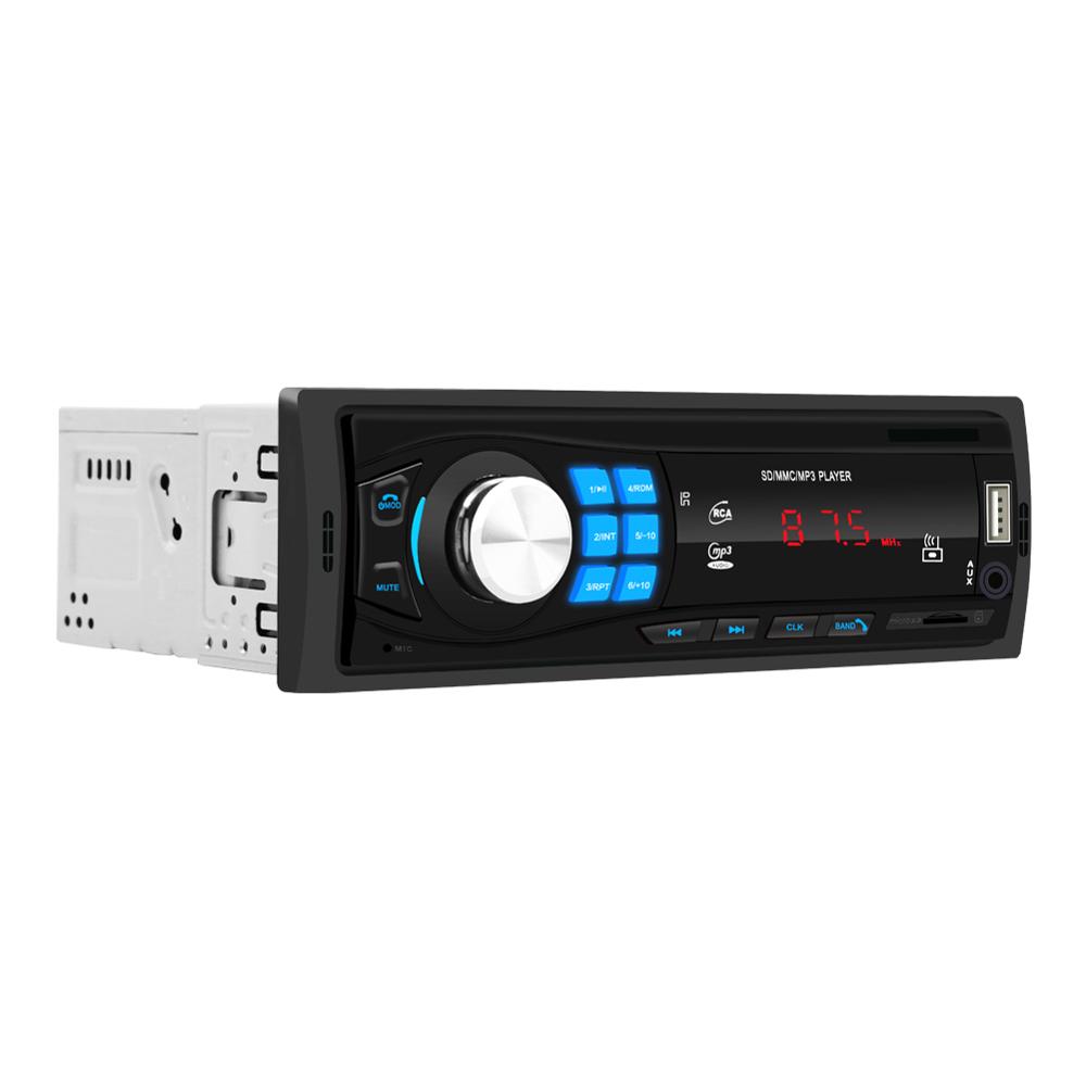 1 din 12V Universal Car Bluetooth MP3 Player Card Car Control Modification Car Stereo MP3 Player