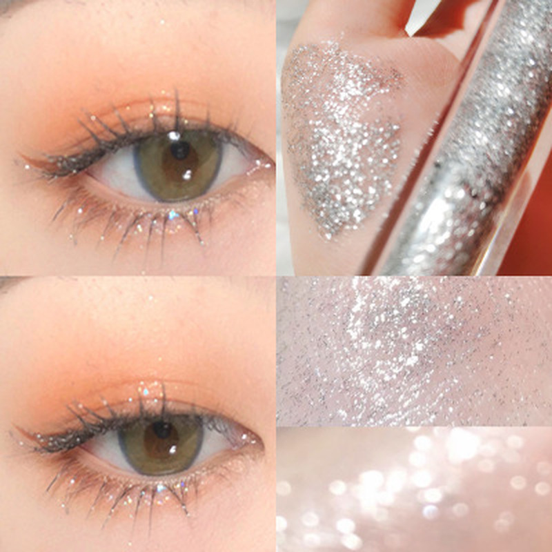 diamond glitter mascara quick dry water drop makeup long lasting waterproof curling thick shiny eyelash mascara