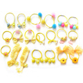 2019 Korean Gift Box Packed Girls Cute Cartoon Elastic Hair Bands Headwear Scrunchies Rubber Bands Headbands Hair Accessories