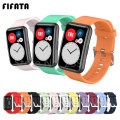 FIFATA Silicone Strap For Huawei Watch Fit Sport Wrist Band Smart Bracelet Replacement Soft Straps For Huawei Fit Watch Correa