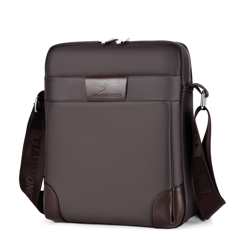 Summer Kangaroo Luxury Brand Men Crossbody Bags Oxford Vintage Messenger Bag Male Small Shoulder Bag For Man Business Handbag
