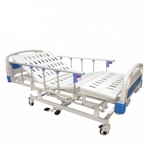 Manual Backrest Foot Pedal Adjustable Hospital Bed