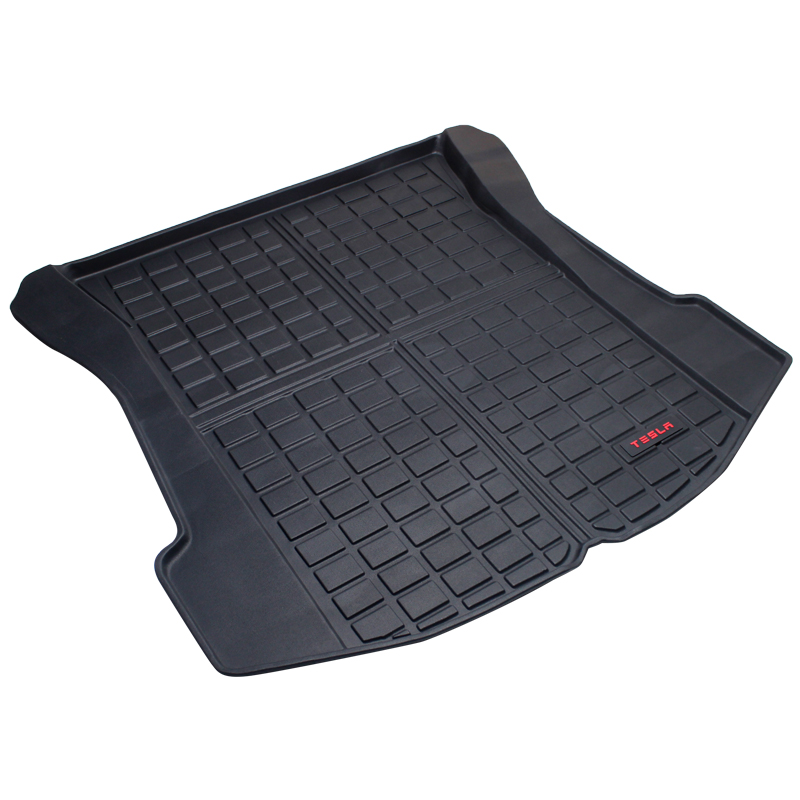 TPO Rubber car Floor mats Trunks mat For Tesla Model S 2014-2018 2019 Car accessories All Weather Waterproof foot floor mats