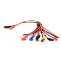 Multifunctional Charger 4.0mm Banana Adapter Connector T Tamiya Cable For Futaba XT60 EC3 JST Wire Lipo Battery RC Drone