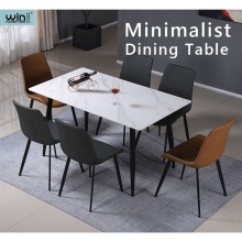 Simple Dining Table Set And 6 Chairs