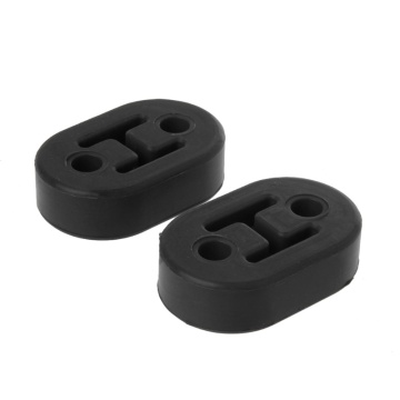 2x Heavy Duty Exhaust Hanger Bushing Support 2 Holes Bracket Rubber Mountqiang