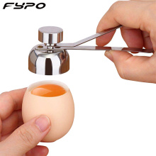 Fypo Stainless Steel Egg Scissors Eggshell Cutter Egg Topper Shell Opener Cracker Kitchen Gadgets Baking Tools