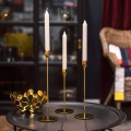 Metal Candle Holders Luxury Candlestick Fashion Wedding Candle Stand Exquisite Candlestick Christmas Table Home Decor