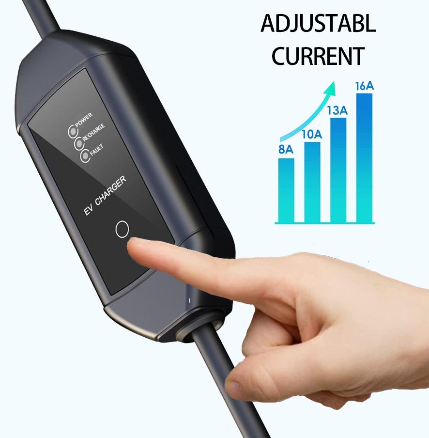 3.5kW 7kW AC Portable Single Phase car charger